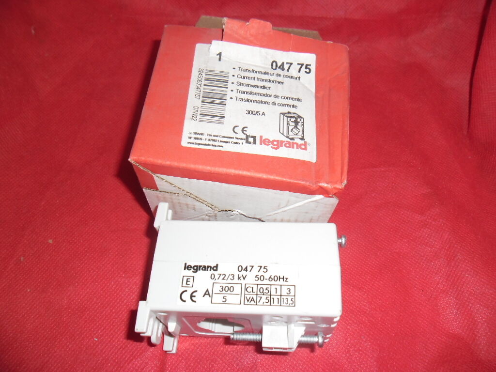 Legrand 047 75 transformer 0,72/3kv 50-60hz