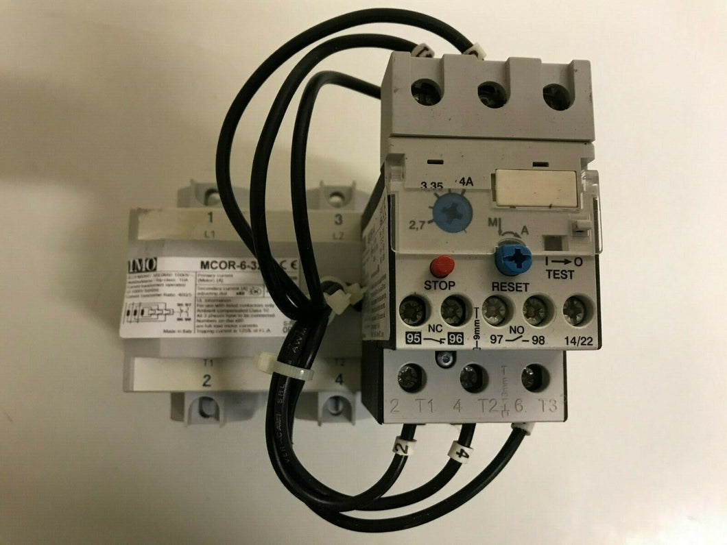 IMO MCOR-6-320 THERMAL OVERLOAD RELAY FOR MC210-MC316 CONTACTORS 216-320A