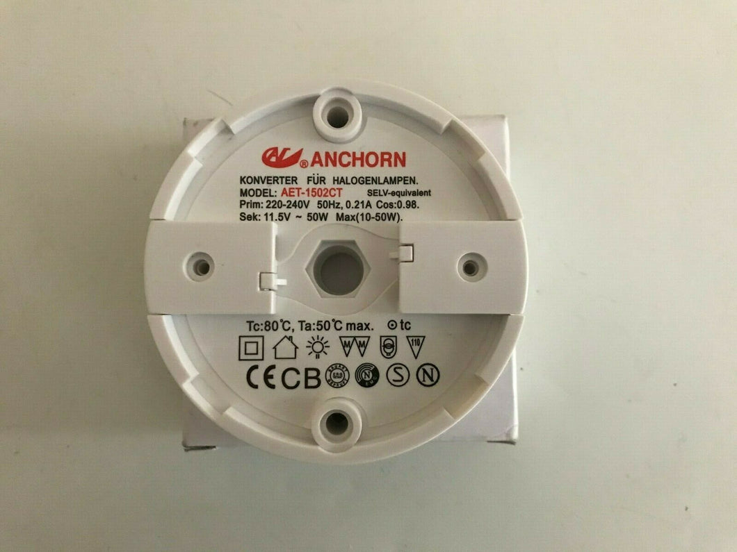 Anchorn AET-1502CT halogen STEP DOWN CONVERTER 10-50W New WHITE