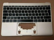 Load image into Gallery viewer, FAULTY Apple MacBook Pro 12&quot; A1534 2016 2017 UK Keyboard Palmrest Gold 613-02547
