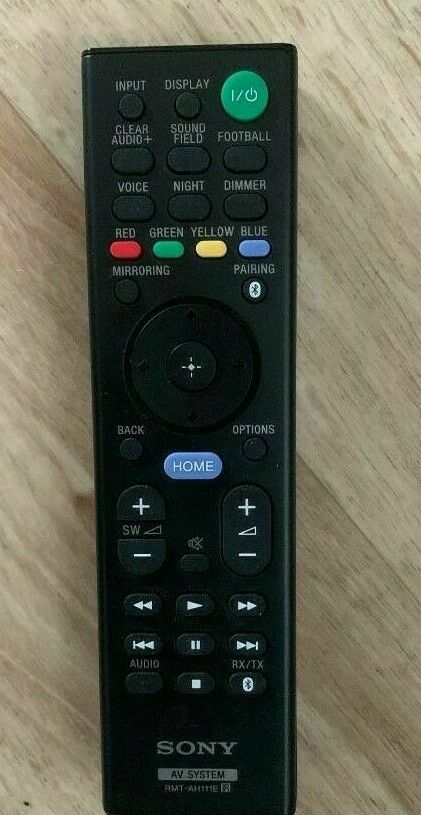 Genuine original Sony RMT-AH111E  Remote Control for Wireless Sound Bars