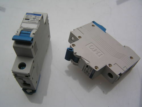 IMO BSB1020 Mini Circuit Breakers MCB 6kA, B Curve 1 Pole, 20 Amp. 2pcs