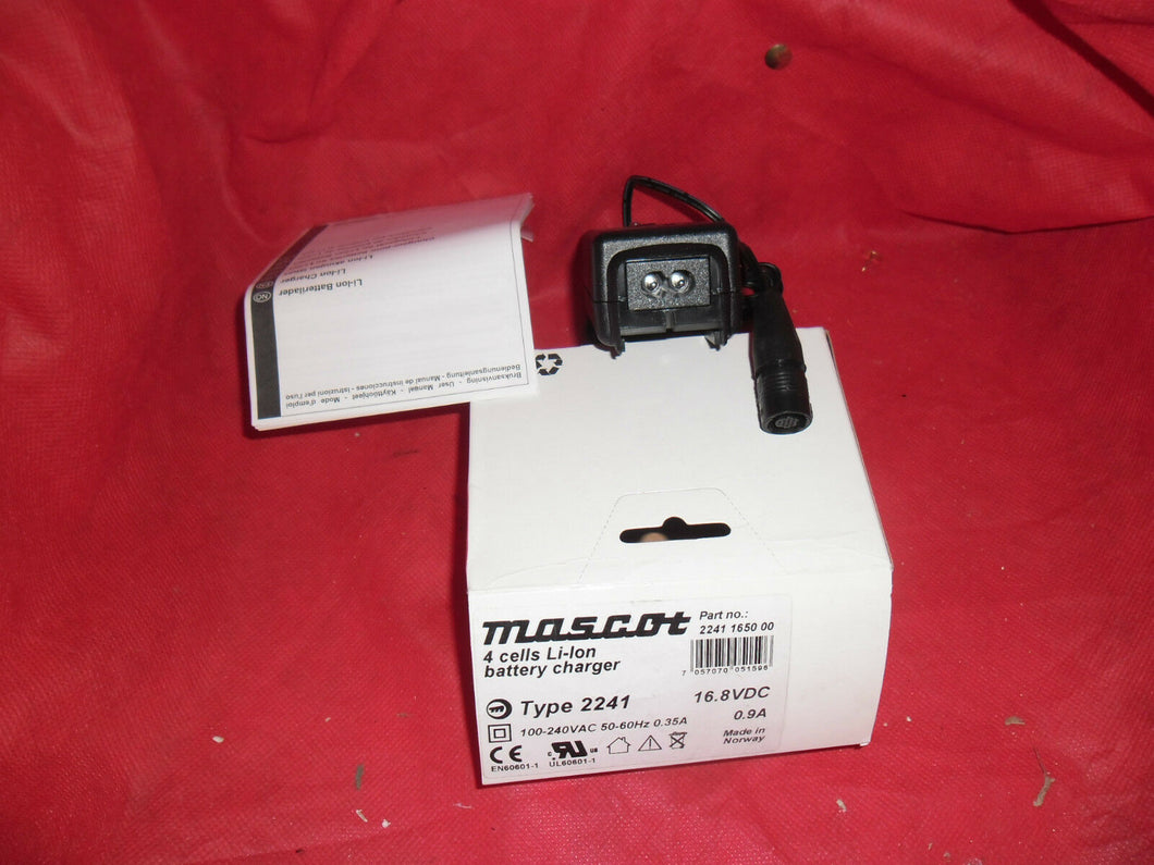 MASCOT 2241 1650 00 -4 cell li-ion bsttery charger 16.8vdc 0.9a