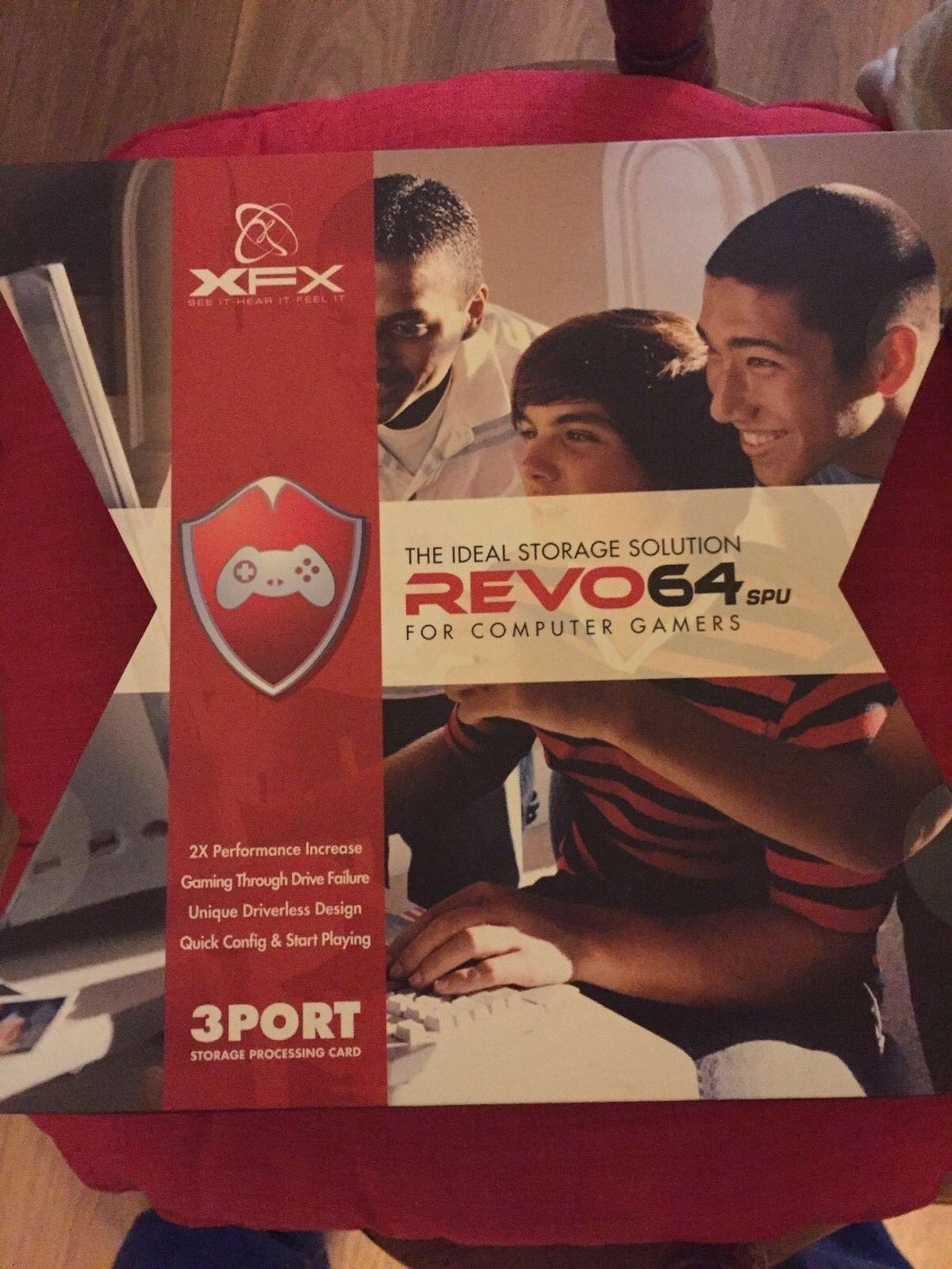 BRAND NEW XFX REVO64 SPU 3 PORT PCI SATA RAID CARD