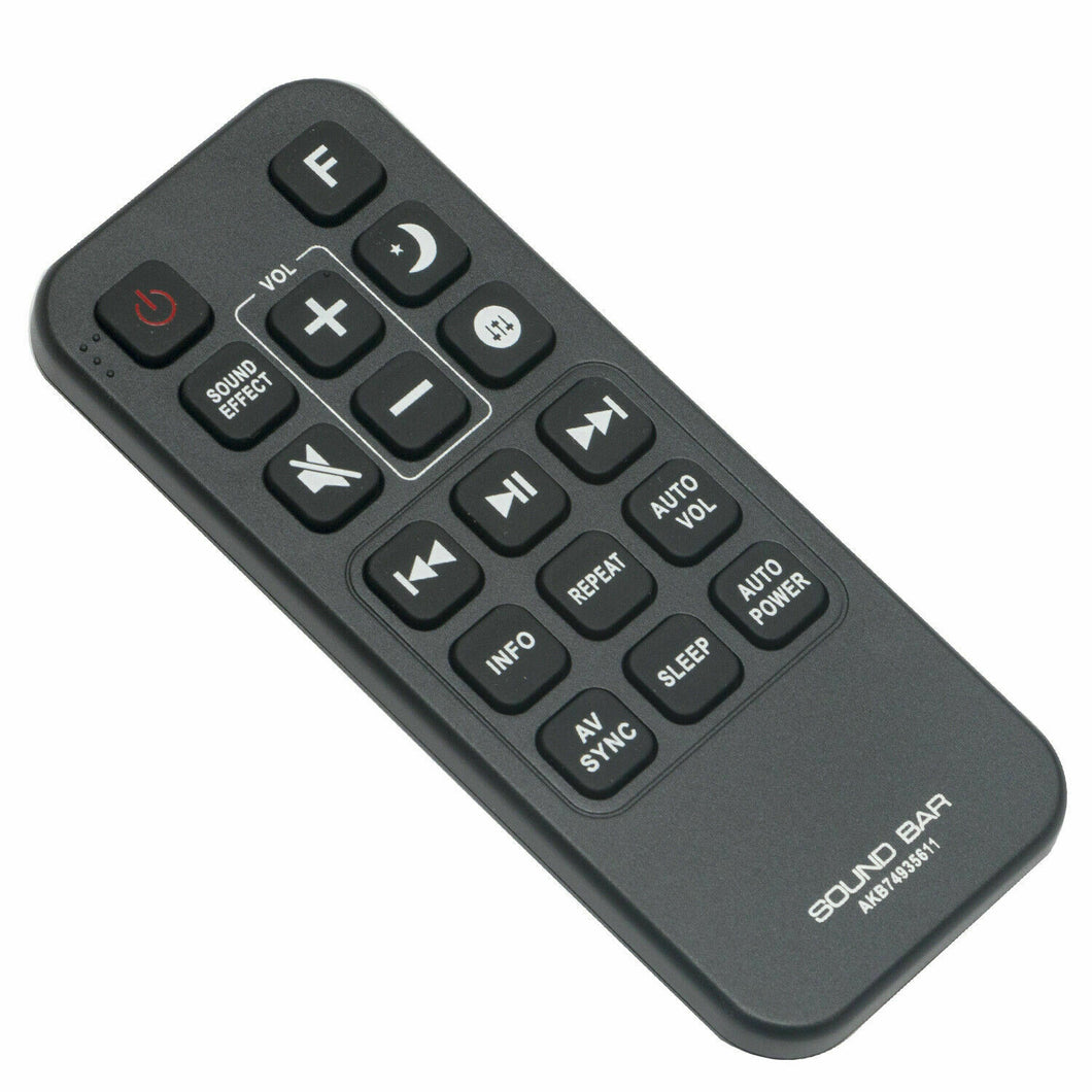 AKB74935611 Remote Control for LG Soundbar SJ6 SJ6B SJ8 SJC8 SJ9 SPJ5B-W SPJ8B-W