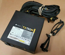 Load image into Gallery viewer, Corsair TX750M - 750W PSU - 80 PLUS Gold - 75-001310 Power Supply
