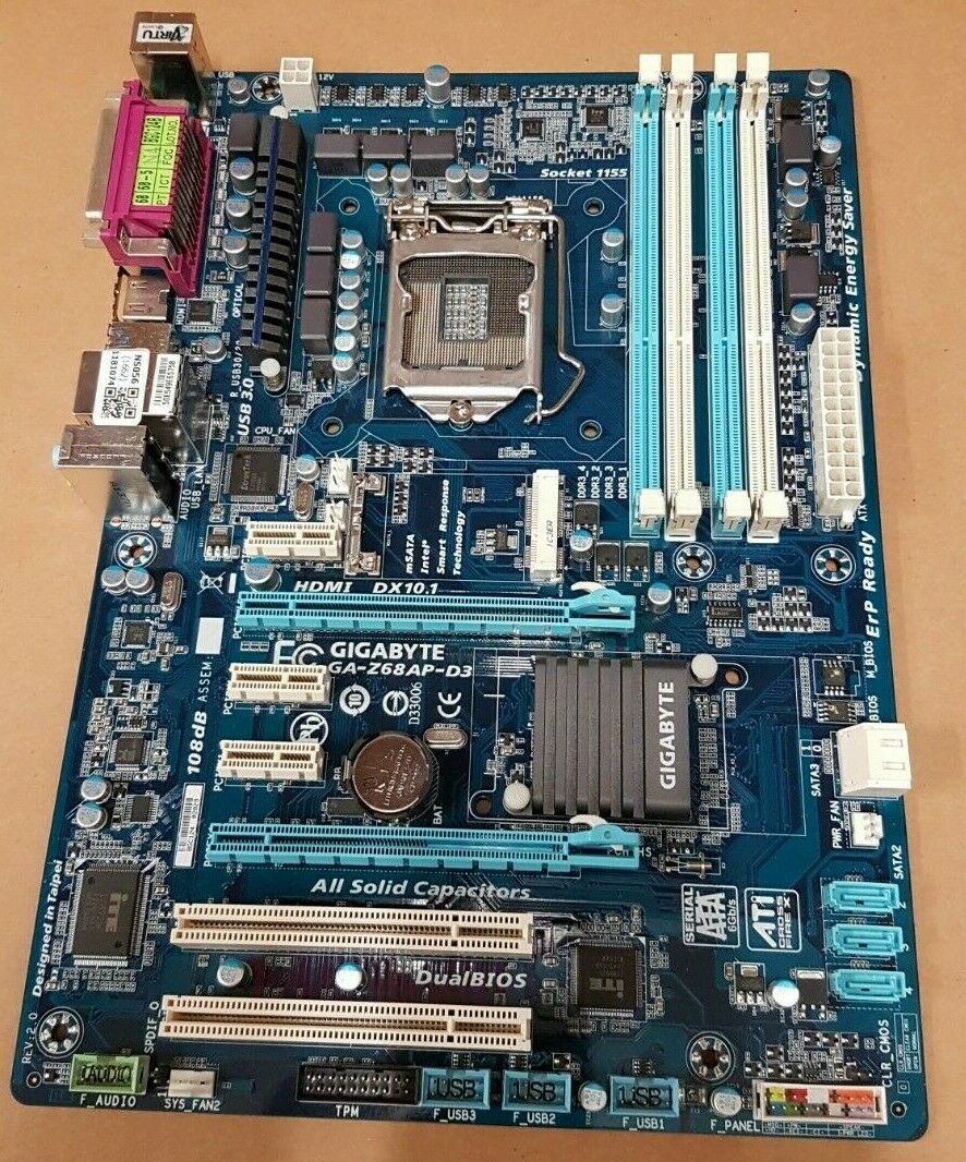 Gigabyte GA-Z68AP-D3 Motherboard - Intel Socket 1155 ATX
