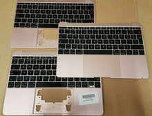 Load image into Gallery viewer, UNTESTED - 3 x Genuine Apple MacBook Pro 12&quot; A1534 Keyboards - Rose Gold
