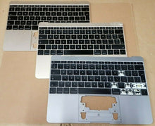 Load image into Gallery viewer, UNTESTED - 3 x Genuine Apple MacBook Pro 12&quot; A1534 Keyboards - Gold / Space Grey
