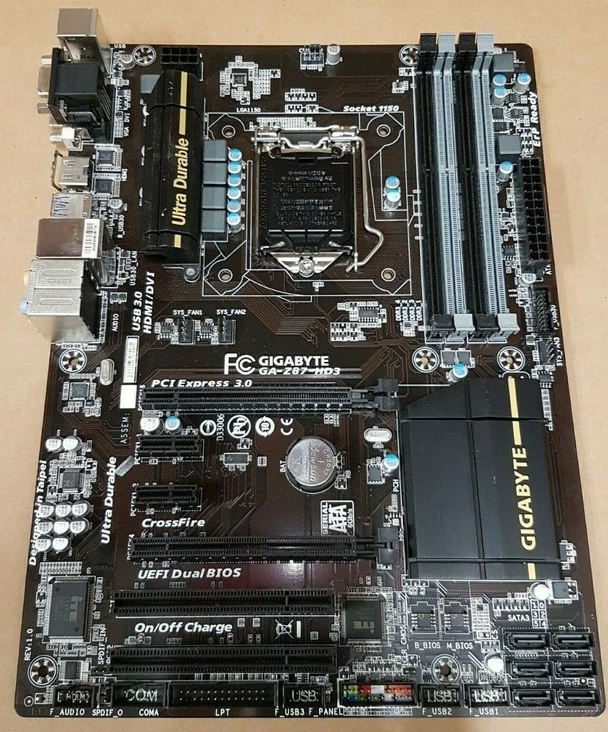 Gigabyte GA-Z87-HD3 Motherboard - Intel Socket 1150 ATX
