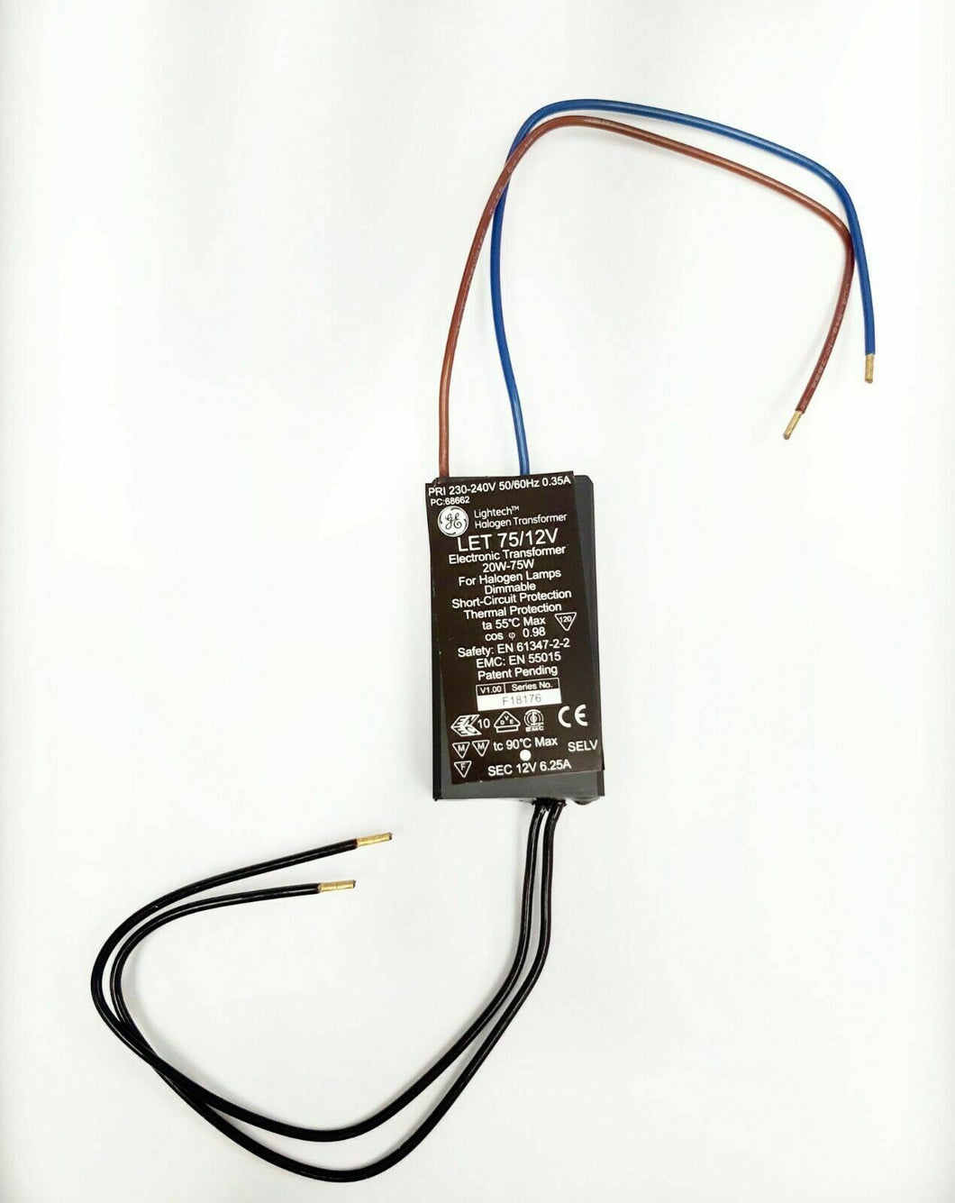 LIGHTECH 75/240 LIGHTING TRANSFORMER 20-75W 240V INPUT