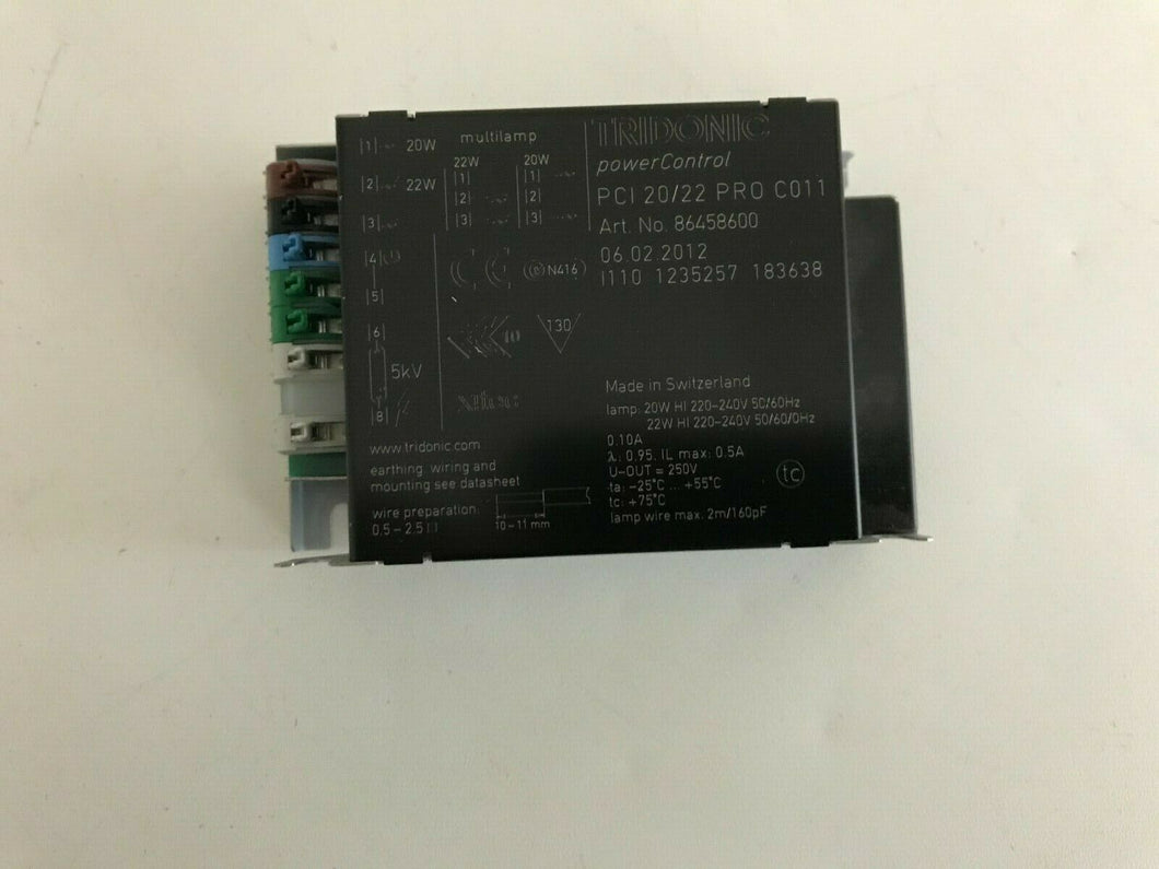 Tridonic Power Control 86458600 PCI 20/22 PRO C011 Power Control